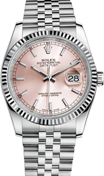 Rolex Datejust 36mm Ladies Watch Model: 116234-0108