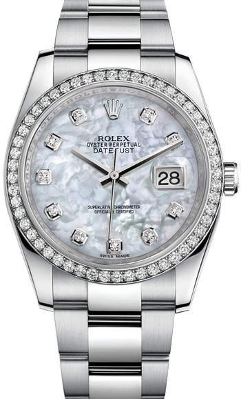Rolex Datejust 36mm Ladies Watch Model: 116244-0020