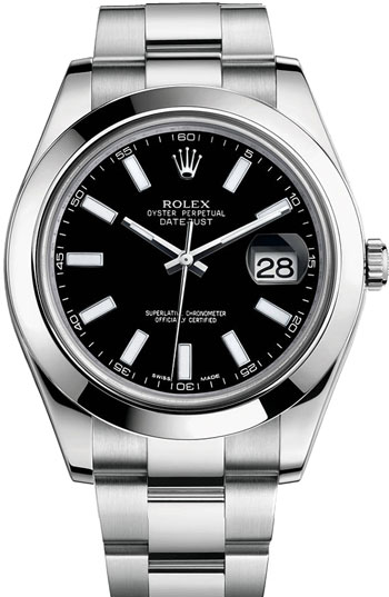 Rolex Datejust II Mens Watch Model: 116300-0001-BLKSTK