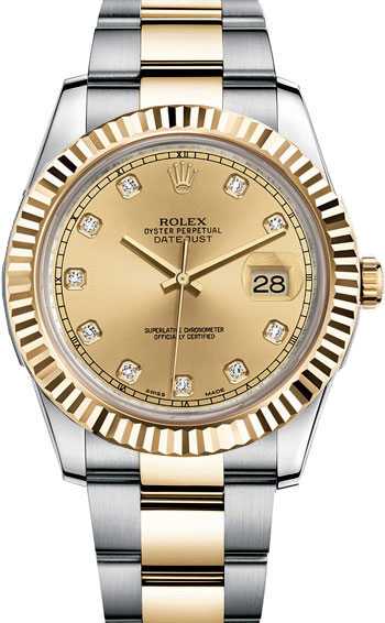 Rolex Datejust II Mens Watch Model: 116333-GLDDIA