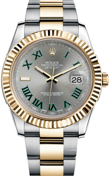 Rolex Datejust II Mens Watch Model: 116333-SILGRN