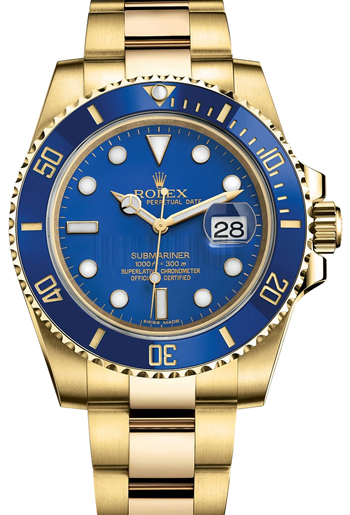 Rolex Submariner Date Mens Watch Model: 116618LB-BLU