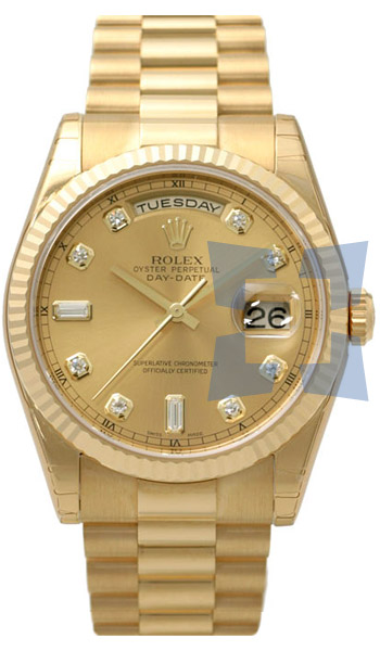 Rolex Day-Date President 36mm Mens Watch Model: 118238YGCD