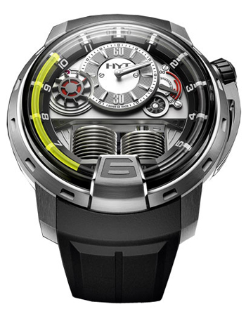 HYT H1 Titanium Mens Watch Model: 148-TT-11-GF-RU