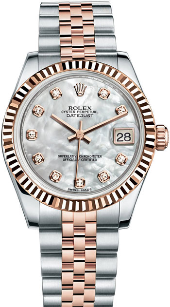 Rolex Datejust 31mm Ladies Watch Model: 178271-MOPDIA