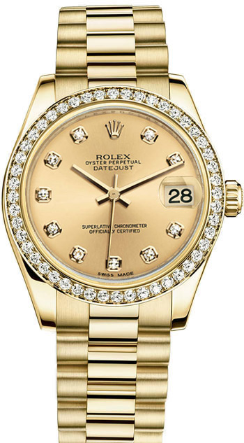 Rolex Datejust 31mm Ladies Watch Model: 178288-0007
