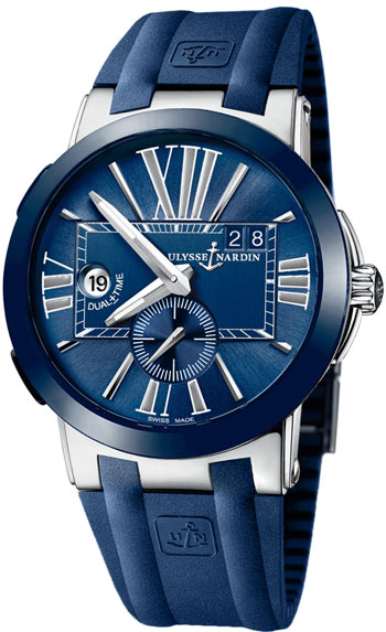 Ulysse Nardin Executive Dual Time Mens Watch Model: 243-00-3-43
