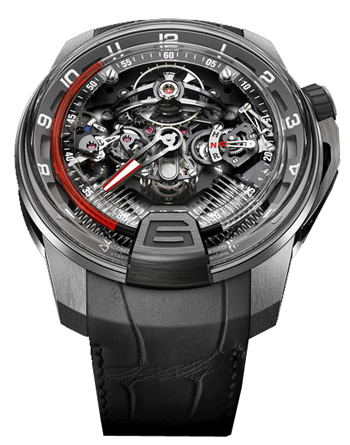 HYT H2 Titanium Platinum SQ Mens Watch Model: 248-TP-00-RF-AB