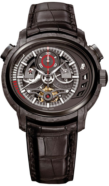 Audemars Piguet Millenary Carbon One Tourbillon Chronograph Mens Watch Model: 26152AU.OO.D002CR.01
