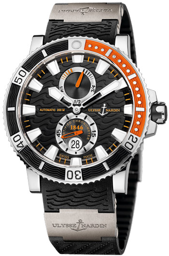 Ulysse Nardin Maxi Marine Diver Titanium Mens Watch Model: 263-90-3.92