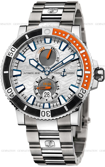 Ulysse Nardin Maxi Marine Diver Titanium Mens Watch Model: 263-90-7M.91