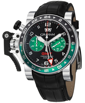 Graham Chronofighter Oversize GMT Steel Mens Watch Model: 2OVGS.B12A