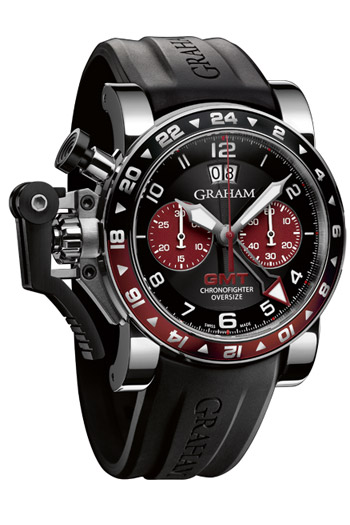 Graham Chronofighter Oversize GMT Steel Mens Watch Model: 2OVGS.B20A