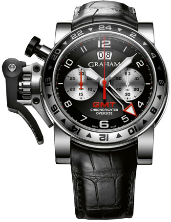 Graham Chronofighter Oversize GMT Steel Mens Watch Model: 2OVGS.B39A