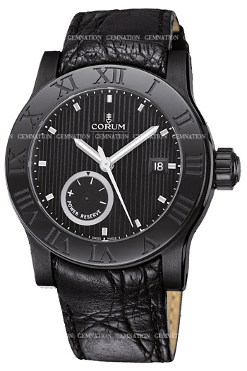 Corum Romulus Black Mens Watch Model: 373.516.98-F221.BN75