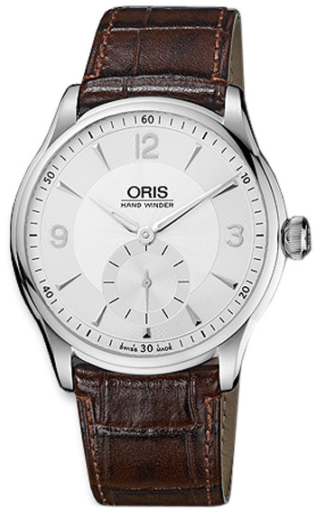 Oris Artelier Hand Winding Small Second Mens Watch Model: 396.7580.4051.LS