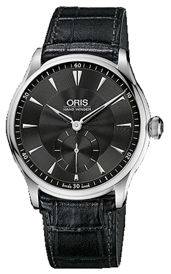 Oris Artelier Hand Winding Small Second Mens Watch Model: 396.7580.4054.LS