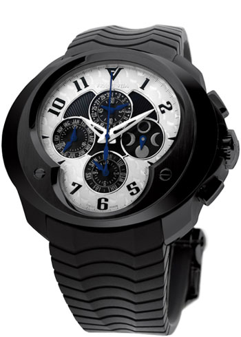 Franc Vila Chronograph Master Quantieme Mens Watch Model: 5.09-FVa9-BDHES-W-GS-rbr