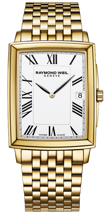 Raymond Weil Tradition Rectangular Date Mens Watch Model: 5456-P-00300