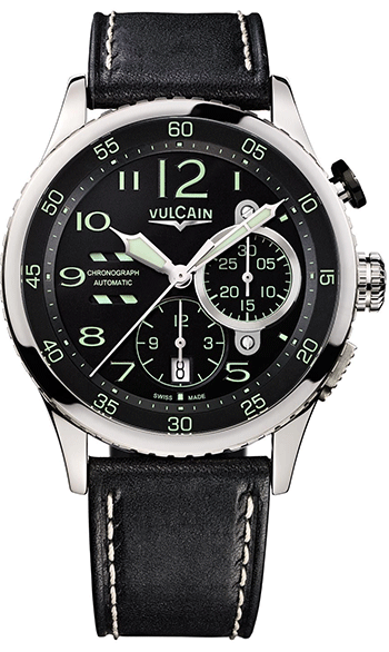 Vulcain Aviator Instrument Chronograph Mens Watch Model: 590263A07.BFC002