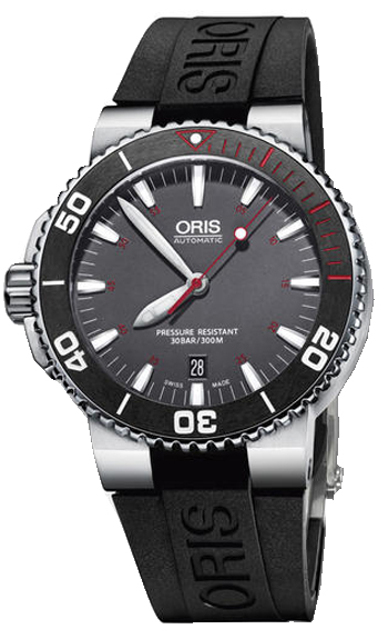 Oris Aquis Red Mens Watch Model: 733.7653.4183.RS