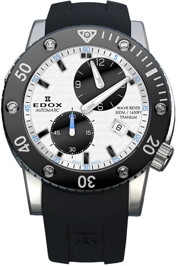 EDOX Wave Rider Regulator Mens Watch Model: 77001-TIN-AIN