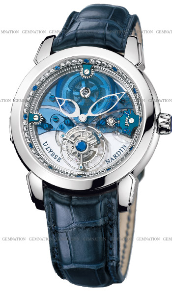 Ulysse Nardin Royal Blue Tourbillon Mens Watch Model: 799-80