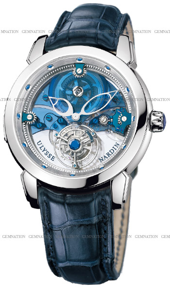 Ulysse Nardin Royal Blue Tourbillon Mens Watch Model: 799-81