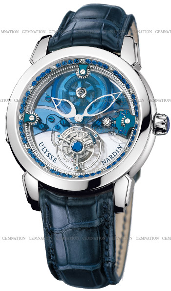 Ulysse Nardin Royal Blue Tourbillon Mens Watch Model: 799-82