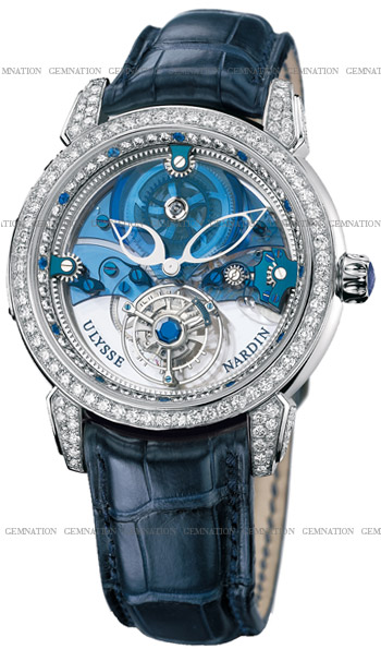 Ulysse Nardin Royal Blue Tourbillon Mens Watch Model: 799-83