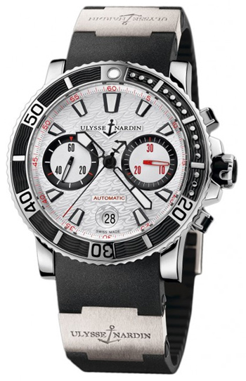 Ulysse Nardin Maxi Marine Diver Chronograph Mens Watch Model: 8003-102-3-916