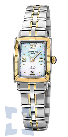 Raymond Weil Parsifal Rectangular (New) Ladies Watch Model: 9740.STG00915