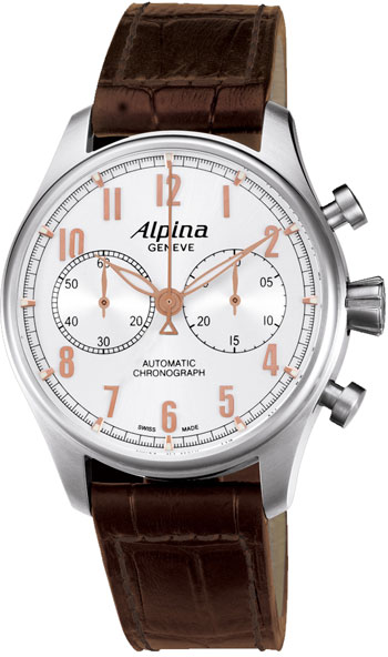 Alpina Aviation Chronograph Mens Watch Model: AL-860SCR4S6