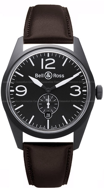 Bell & Ross BR123 Heritage Mens Watch Model: BR123-OCARB
