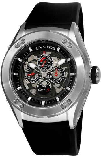 Cvstos Challenge-R 50 QP-S Mens Watch Model: CVQPRNSTGR