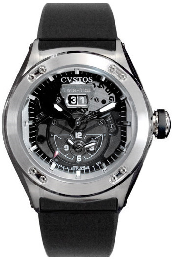 Cvstos Challenge-R Twin Time Mens Watch Model: CVTTRNSTGR