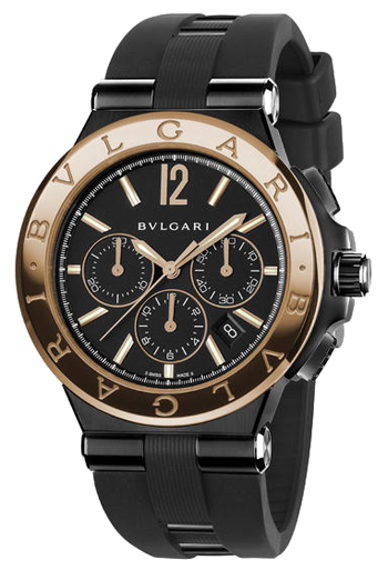 Bulgari Diagono Ultranero Mens Watch Model: DG42BBSPGVDCH