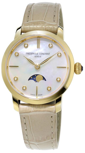 Frederique Constant Slim Line Moonphase Ladies Watch Model: FC-206MPWD1S5