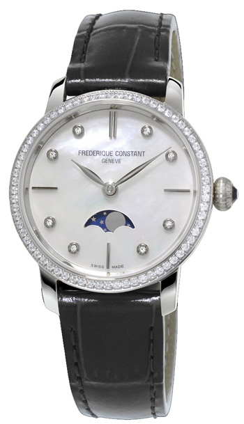 Frederique Constant Slim Line Moonphase Ladies Watch Model: FC-206MPWD1SD6