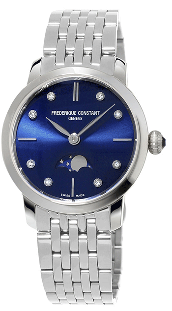 Frederique Constant Slim Line Moonphase Ladies Watch Model: FC-206ND1S26B
