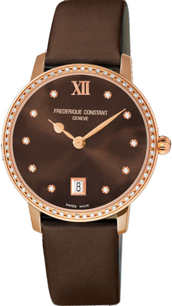 Frederique Constant Slim Line Ladies Watch Model: FC-220C4SD34