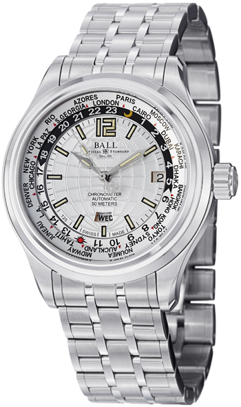 Ball Trainmaster World Time Mens Watch Model: GM1020D-S1CAJ-S