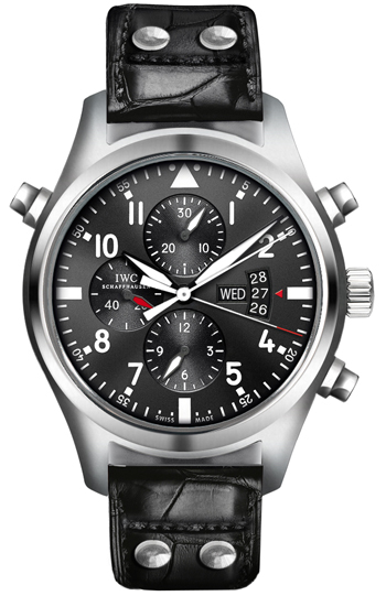 IWC Pilot's Watch Double Chronograph Mens Watch Model: IW377801