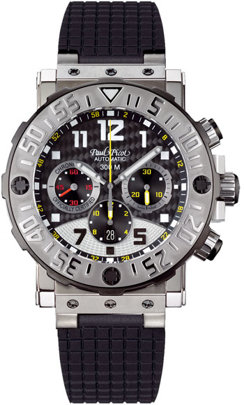 Paul Picot 48mm Titanium Mens Watch Model: P4030.TG.5010.3301