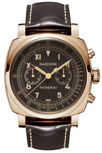Panerai Radiomir Chronograph Oro Rosso Mens Watch Model: PAM00519