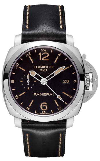 Panerai Luminor 1950 3 Days GMT 24H Automatic Acciaio Mens Watch Model: PAM00531