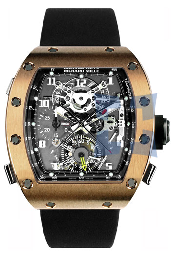 Richard Mille RM 008 Tourbillon Split Seconds Chronograph Mens Watch Model: RM008-V2-RG