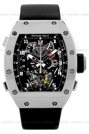 Richard Mille RM 008 Tourbillon Split Seconds Chronograph Mens Watch Model: RM008-V2-Ti