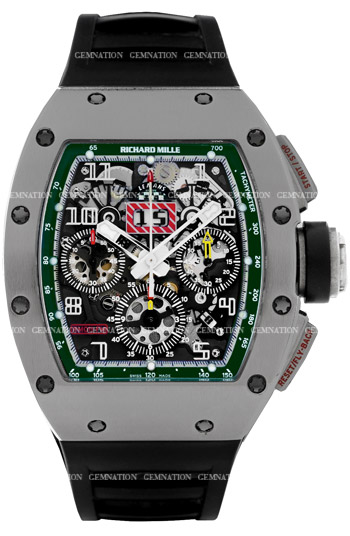Richard Mille RM 011 Felipe Massa Flyback Chronograph LE MANS Mens Watch Model: RM011-FM-TI-LEMANS