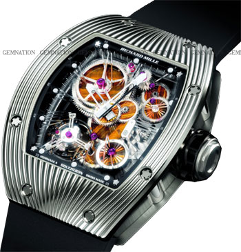 Richard Mille RM 018 Onyx Hommage a Boucheron Mens Watch Model: RM018-WG